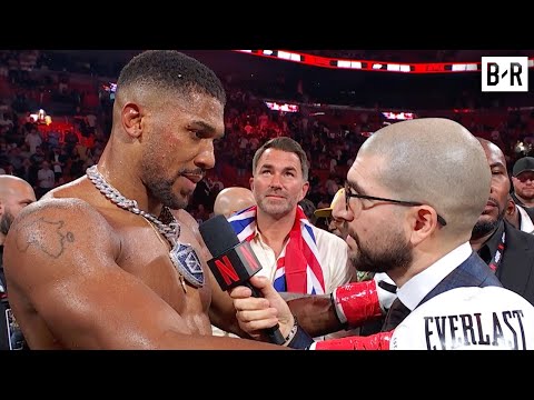 Anthony Joshua Gives Respect to Jake Paul Post Fight | Live Only on @Netflix