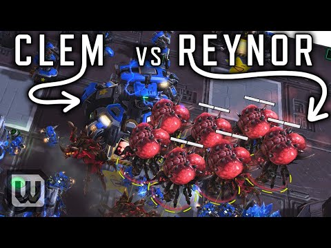 Next Level LURKER DROPS?! Clem vs Reynor || StarCraft 2 (Best-of-5)