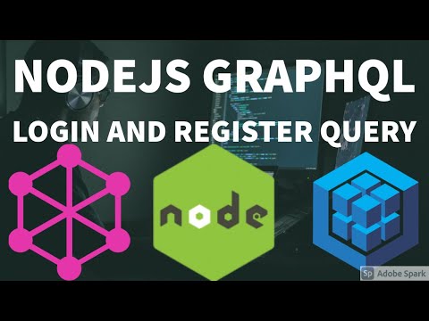 Nodejs Graphql Login and Register Query 12