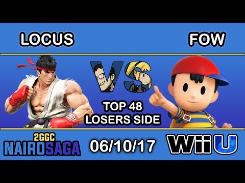 2GGC: Nairo Saga - Locus (Ryu) Vs. FOW (Ness) - Top 48 Losers Side