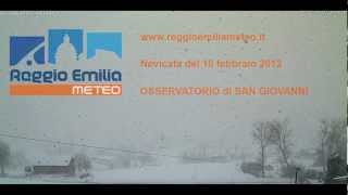 preview picture of video 'San Giovanni, intensa nevicata del 10 febbraio 2012'