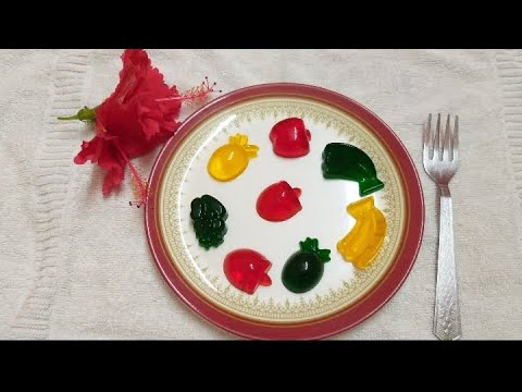 how to make jelly at home without gelatin / 90's kids...