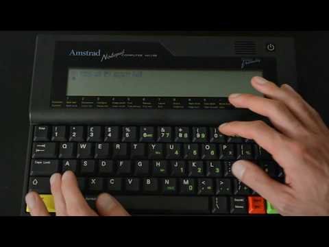 A review of the Amstrad NC100 Notepad