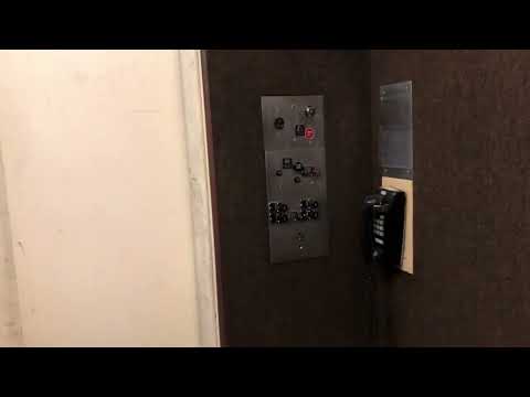 Vintage Otis Hydraulic Elevator (Black Button Fixtures) at UCB Donner Laboratory in Berkeley, CA