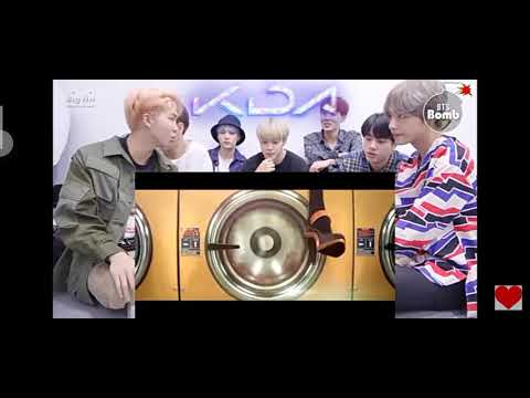 BTS reaction to K/DA