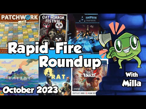 Rapid Fire Roundup With Camilla: October 2023