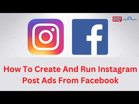 How to create and run instagram post ads from facebook