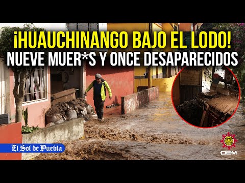Lluvia y destrucción en la Sierra Norte; deja 9 muert*s y 11 desaparecidas