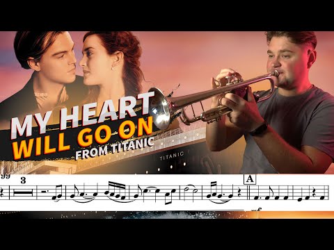 My Heart Will Go On - Trumpet (with Sheet Music\Notes) from Titanic