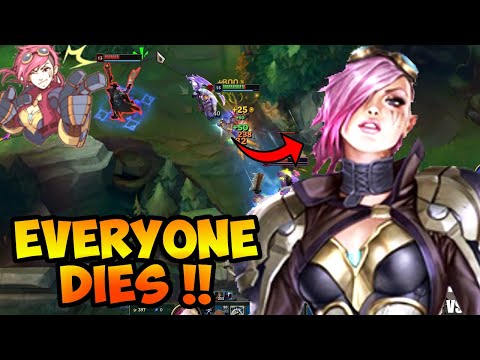 Vi jungle but I KILL EVERYONE in 1 combo (TURNED THE GAME AGAINST ALL ODDS !! lol )