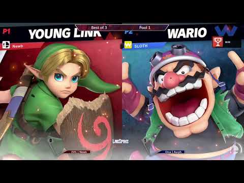 Lagspike 25 - Pool 1 - EVIL | Newb (Young Link) vs Orca | Aurph (Wario)