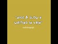 Nice & Slow x Waiting In Vain (redricepapi blend)