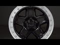 AEV Borah Wheel Galaxy Black Machined Face Ring Not Included 17x8.5 5x5 - JK
