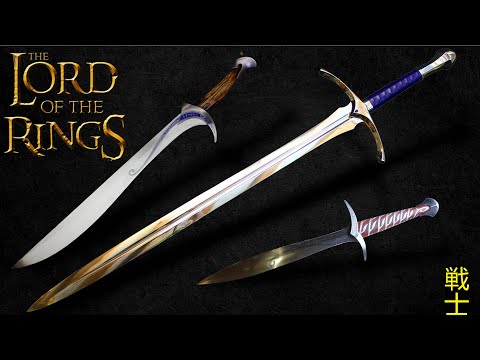 Making the high elven SWORDS from LotR | STING | ORCRIST | GLAMDRING