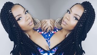 HOW TO | QUICK POETIC JUSTICE INSPIRED BRAIDS ft. OUTRE 3D BRAID ! #CROCHETBRAIDS