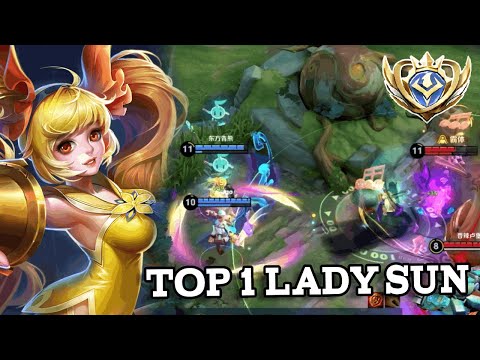 top 1 lady sun hok | Honor of Kings Gameplay