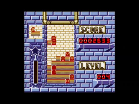 Pac-Attack! Nintendo Gameboy Color gameplay!