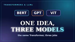BERT vs GPT vs Vision Transformers — Explained Simply