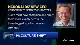 New McDonald's CEO attempts to change company's culture