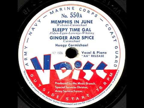 V-Disc 550  Hoagy Carmichael