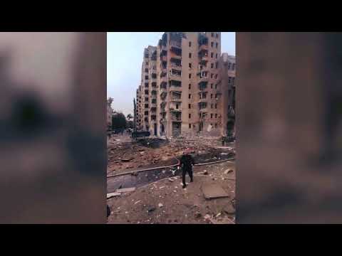 06.10.23 rocket strike in the center of Kharkiv, Ukraine