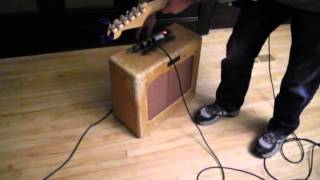 Video thumbnail for 1951 tweed deluxe fender tube guitar amplifier jensen 5B3 by atmars