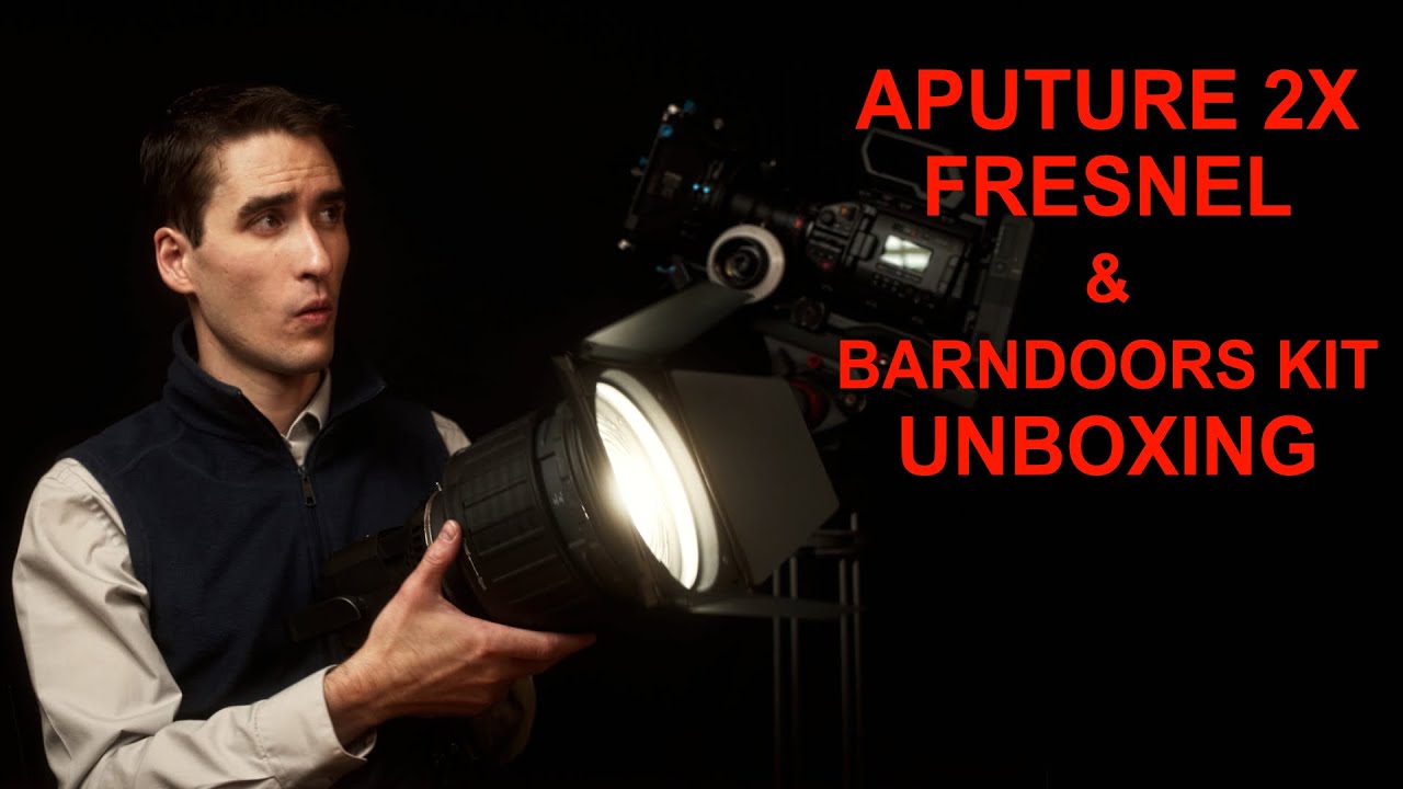 Aputure 2x Fresnel Lens and Barndoors Kit Unboxing | What's Included?