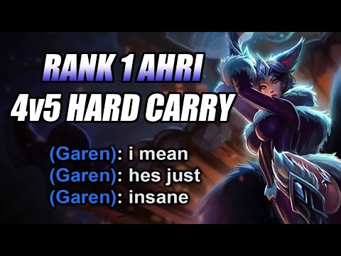 Rank 1 Ahri Carries a 4v5 Game When All Hope Was Lost... ~ LegitKorea