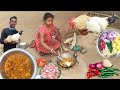 Country Chicken Curry Desi Chicken Curry Village Style And Cooking Hot Rice