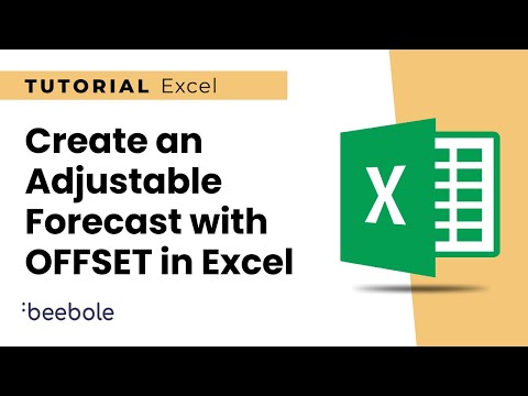 How to Create an Adjustable Forecast with the Excel OFFSET Function