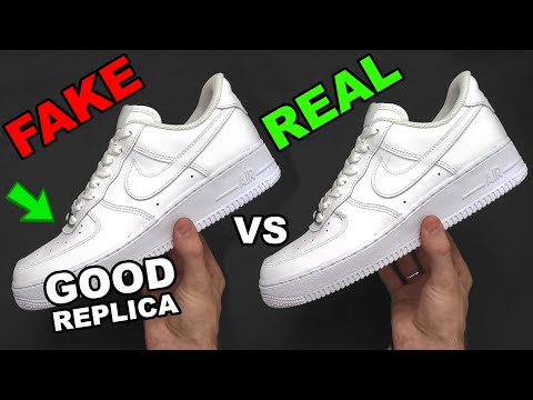GOOD REPLICA vs REAL Nike Air Force 1 / How To Spot Fake (AAA) ???? Nike AF1