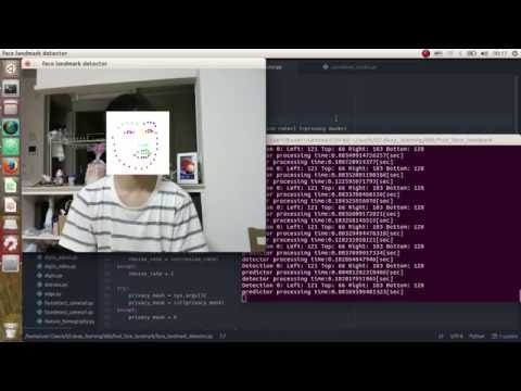 [Ubuntu] [Python] Face organ detection using dlib