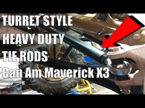 Installing Assualt Industries Heavy Duty Tie Rods On Our Can Am X3 XRS