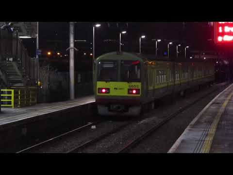 8600 class DART train departing Booterstown Co Dublin northbound
