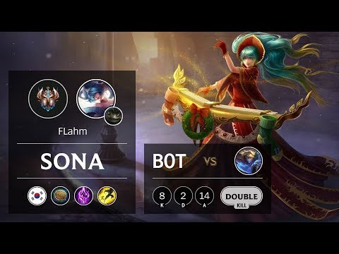 Sona Bot vs Ezreal - KR Challenger Patch 9.13