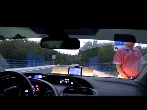 Driving from Sveti Juraj on the Adriatic coast to Karlovac - Croatia (Hrvatska)