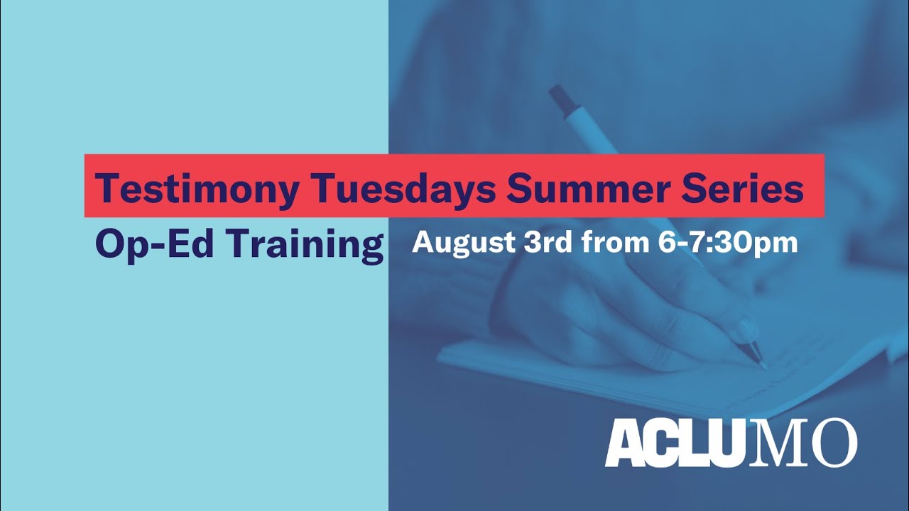 Opinion Editorial Training