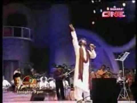 Hans Raj Hans sings 'yara sili sili' at Lata Ji's 75th birthday