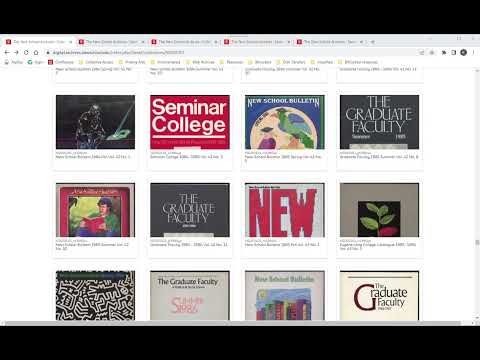 Society of Textual Scholarship: Format and Text in The New School Archives