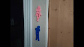Funny Bathroom Signs 3D print