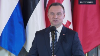 Spotkanie Prezydenta RP Andrzeja Dudy z ministrami spraw zagranicznych Państw V4