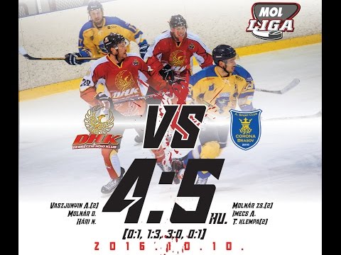 MOL58 Debreceni HK - ASC Corona Brasov 4:5 hu. (0:1, 1:3, 3:0, 0:1) 2016.10.10