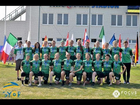 Irish Womens Ultimate Team European Champions 2019