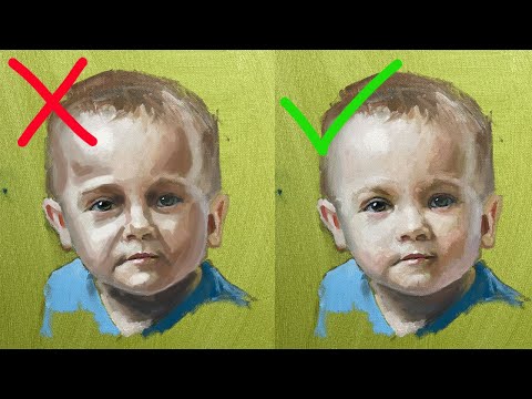 The Most IMPORTANT Thing You Need To Know For Painting CHILD PORTRAITS