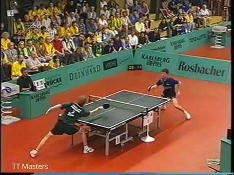 Tischtennis Bundesliga: Steffen Fetzner vs Dmitry Mazunov May 1998 Der Kommentar von Richard Prause