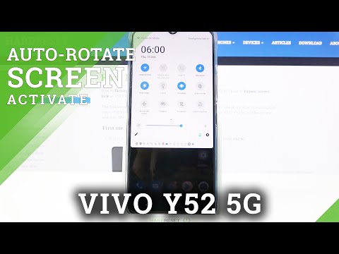 How to Turn On Auto Rotate Screen on Vivo Y52 5G – Activate Screen Auto Rotate