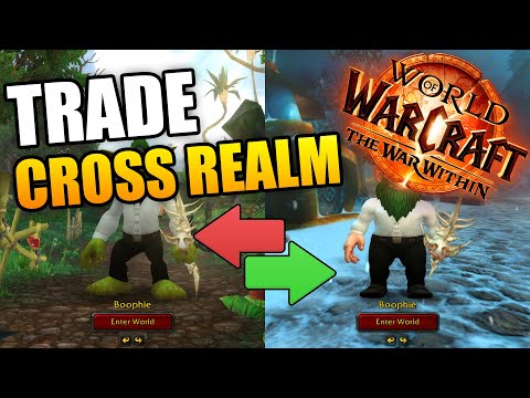 How To Cross Realm Trade Correctly in The War Within World of Warcraft