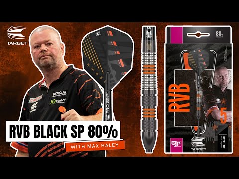 RAYMOND VAN BARNEVELD RVB BLACK EDITION SP TARGET DARTS REVIEW WITH MAX HALEY