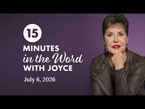 Understanding Righteousness - Pt 2 | 15 Minutes In The Word with Joyce Meyer