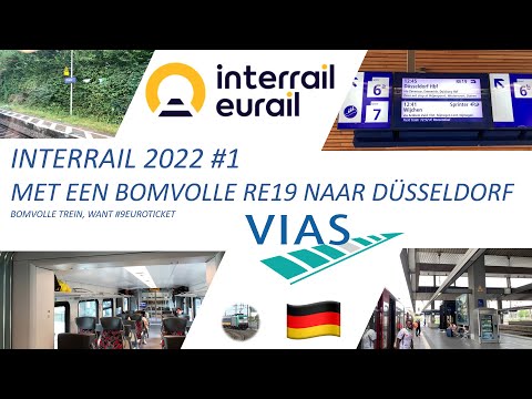 INTERRAIL #1 | With a PACKED RE19 from ARNHEM to DÜSSELDORF #detreinreizigervlogt